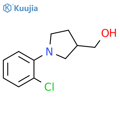 1-(2-Chlorophenyl)pyrrolidin-3-ylmethanol structure