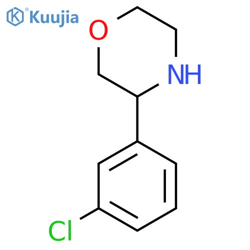 3-(3-Chlorophenyl)morpholine structure