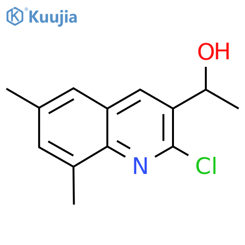 1-(2-Chloro-6,8-dimethylquinolin-3-yl)ethanol structure