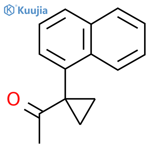 1-[1-(Naphthalen-1-yl)cyclopropyl]ethan-1-one structure