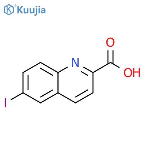 6-iodoquinoline-2-carboxylic acid structure