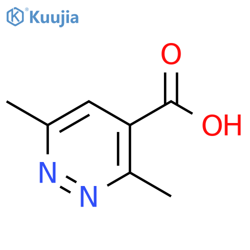 3,6-dimethylpyridazine-4-carboxylic acid structure