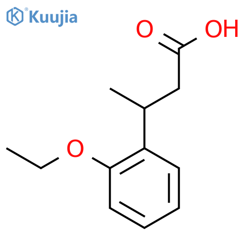 3-(2-ethoxyphenyl)butanoic acid structure