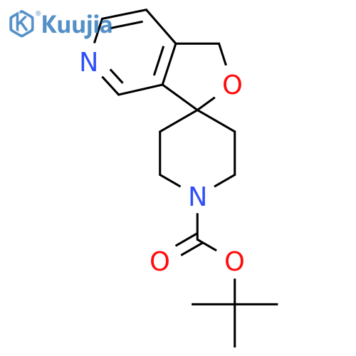 tert-Butyl 1H-spiro[furo[3,4-c]pyridine-3,4'-piperidine]-1'-carboxylate structure