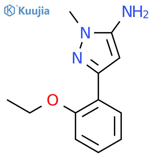 3-(2-ethoxyphenyl)-1-methyl-1H-pyrazol-5-amine structure