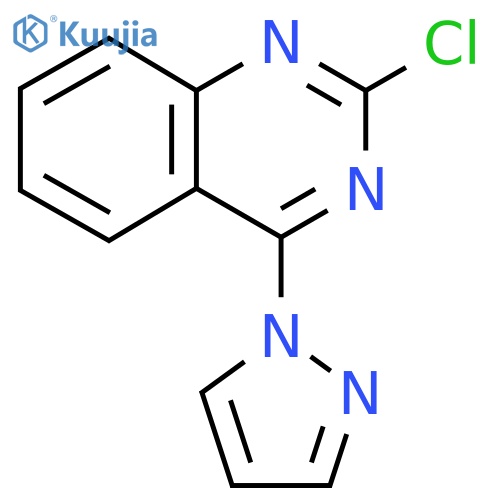 2-Chloro-4-(1h-pyrazol-1-yl)quinazoline structure