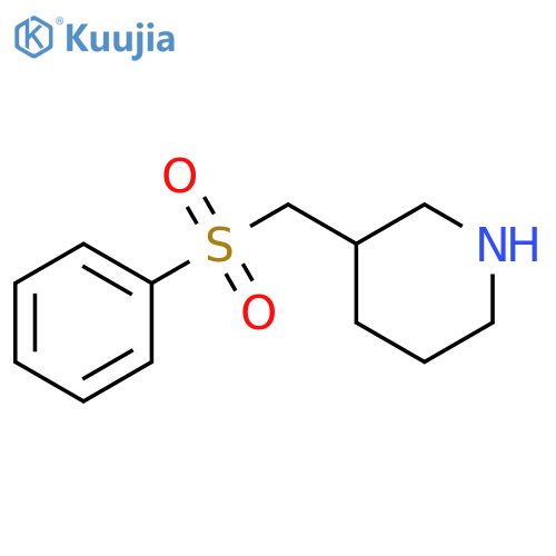 3-(benzenesulfonyl)methylpiperidine structure