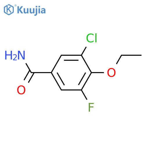 3-Chloro-4-ethoxy-5-fluorobenzamide structure