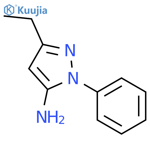 3-Ethyl-1-phenyl-1H-pyrazol-5-amine structure