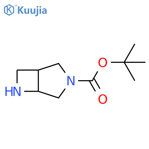 tert-Butyl 3,6-diazabicyclo[3.2.0]heptane-3-carboxylate structure
