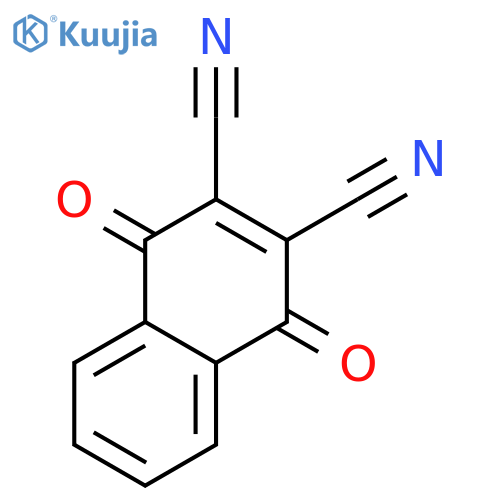 2,3-Naphthalenedicarbonitrile,1,4-dihydro-1,4-dioxo- structure