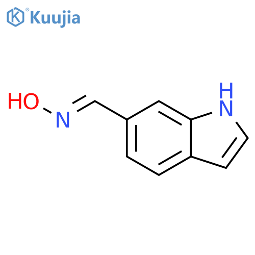 1H-Indole-6-carbaldehyde oxime structure
