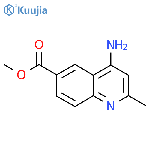 Methyl 4-amino-2-methylquinoline-6-carboxylate structure