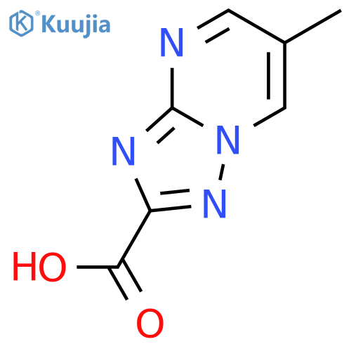 6-Methyl1,2,4triazolo1,5-apyrimidine-2-carboxylic Acid structure