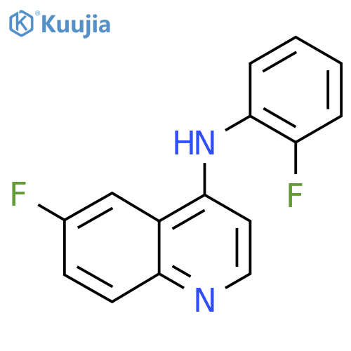 6-Fluoro-N-(2-fluorophenyl)quinolin-4-amine structure