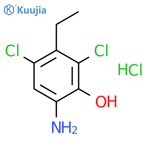 6-Amino-2,4-dichloro-3-ethylphenol Hydrochloride structure