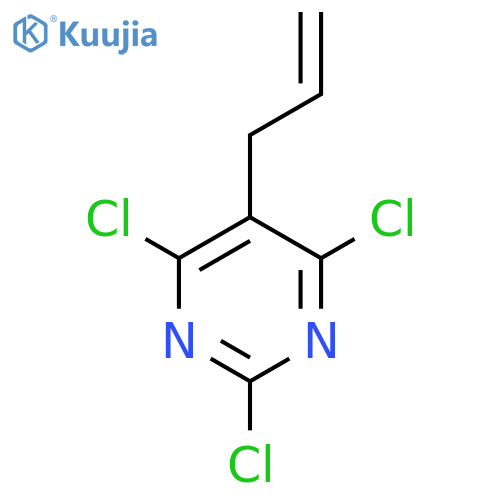 Pyrimidine,2,4,6-trichloro-5-(2-propen-1-yl)- structure