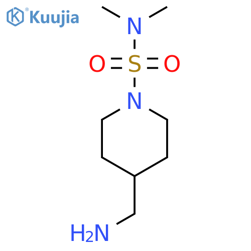 4-(aminomethyl)-N,N-dimethylpiperidine-1-sulfonamide structure