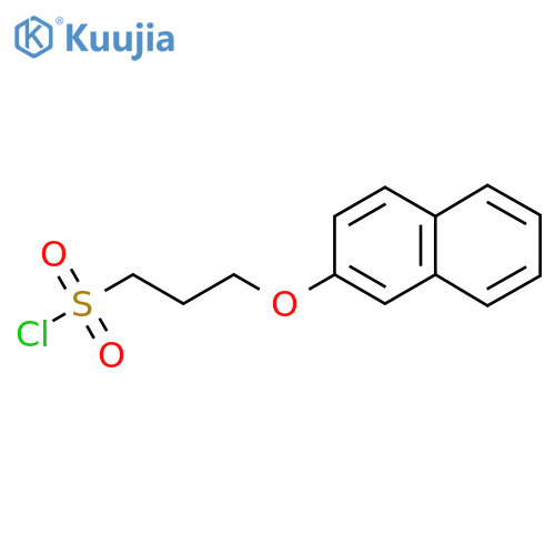 3-(Naphthalen-2-yloxy)propane-1-sulfonyl chloride structure
