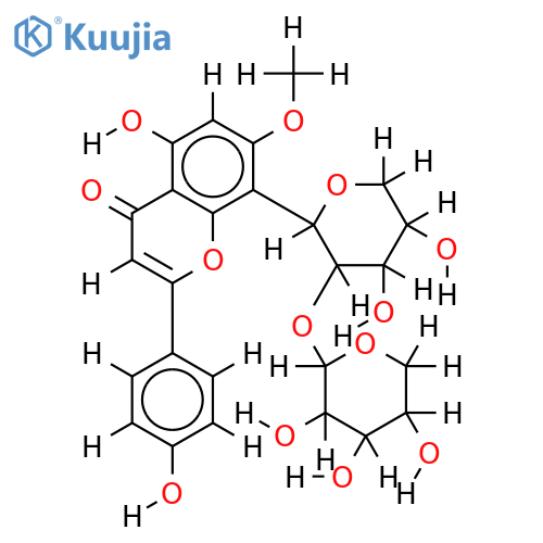 7-Me ether,2''-O-D-xyloside-Molludistin structure