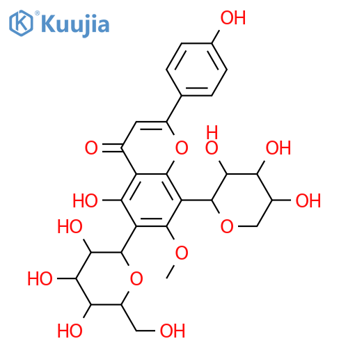 8-C-α-L-Arabinopyranosyl-6-C-β-D-glucopyranosyl-4',5,7-trihydroxyflavone; 7-Me ether structure
