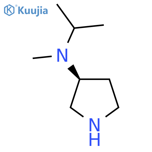 Isopropyl-methyl-(S)-pyrrolidin-3-yl-amine structure
