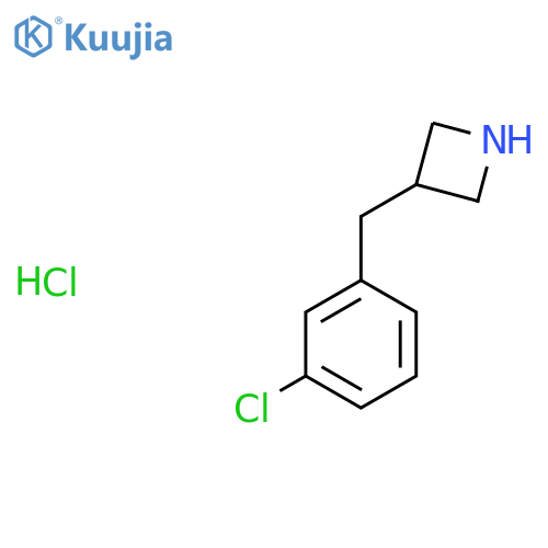 3-(3-chlorophenyl)methylazetidine structure