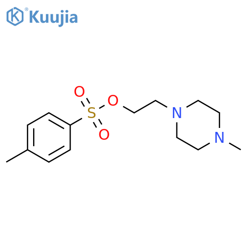 2-(4-Methylpiperazin-1-yl)ethyl 4-methylbenzene-1-sulfonate structure