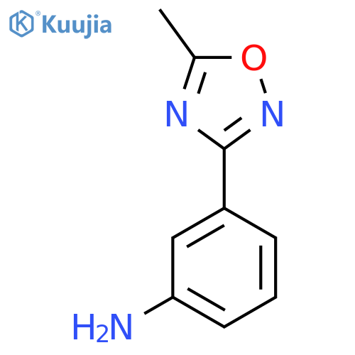 3-(5-Methyl-1,2,4-oxadiazol-3-yl)aniline structure