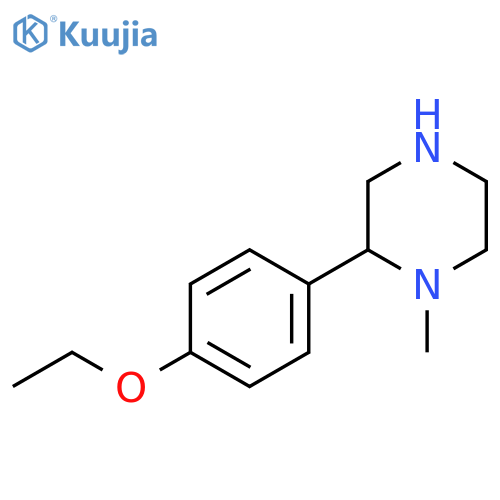 2-(4-ethoxyphenyl)-1-methylpiperazine structure