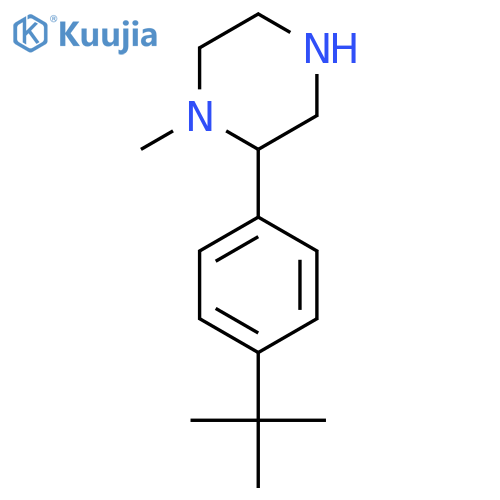 2-(4-tert-butylphenyl)-1-methylpiperazine structure