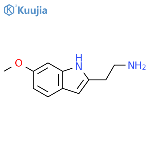 2-(6-methoxy-1H-indol-2-yl)ethan-1-amine structure
