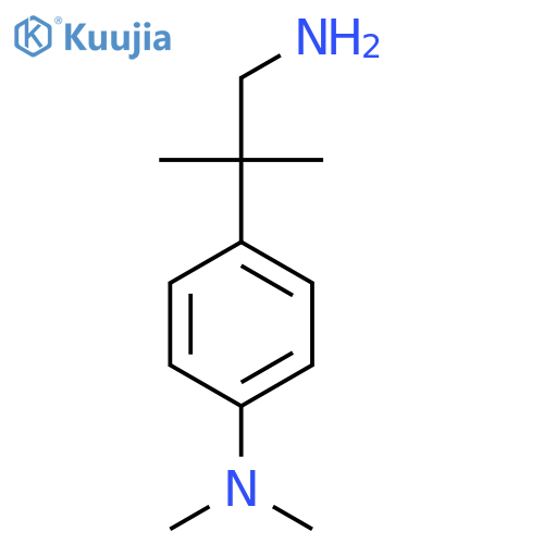 4-(1-Amino-2-methylpropan-2-yl)-N,N-dimethylaniline structure