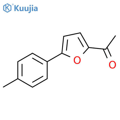 1-5-(4-methylphenyl)furan-2-ylethan-1-one structure