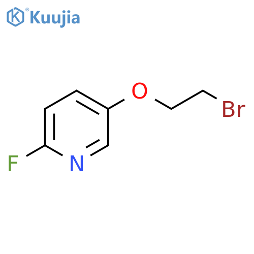 Pyridine, 5-(2-bromoethoxy)-2-fluoro- structure