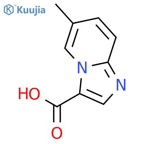 6-methylimidazo[1,2-a]pyridine-3-carboxylic acid structure