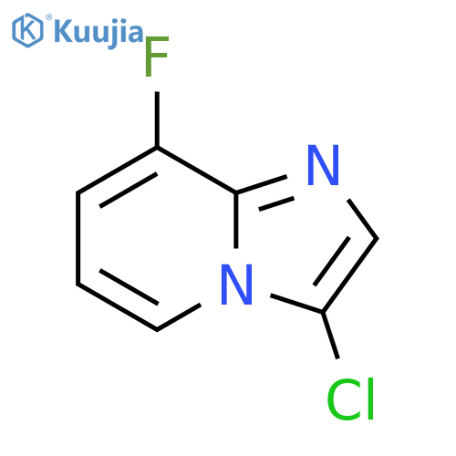IMidazo[1,2-a]pyridine, 3-chloro-8-fluoro- structure