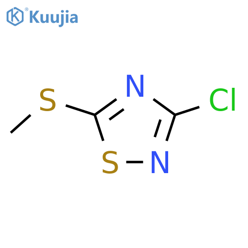 3-chloro-5-(methylsulfanyl)-1,2,4-thiadiazole structure