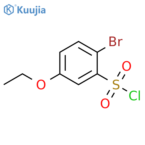 2-bromo-5-ethoxybenzene-1-sulfonyl chloride structure