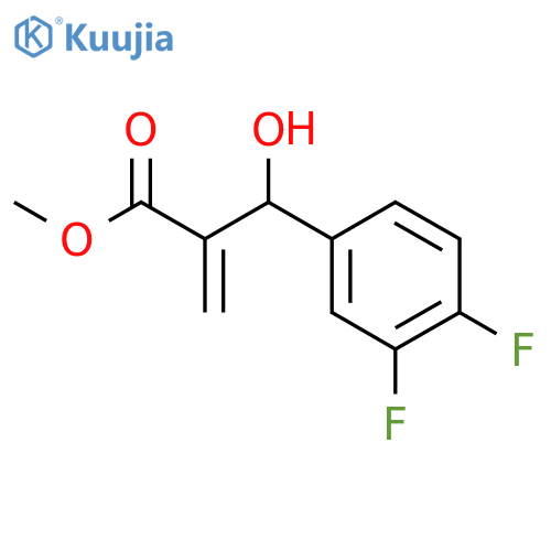 Methyl 2-(3,4-Difluorophenyl)(hydroxy)methylprop-2-enoate structure