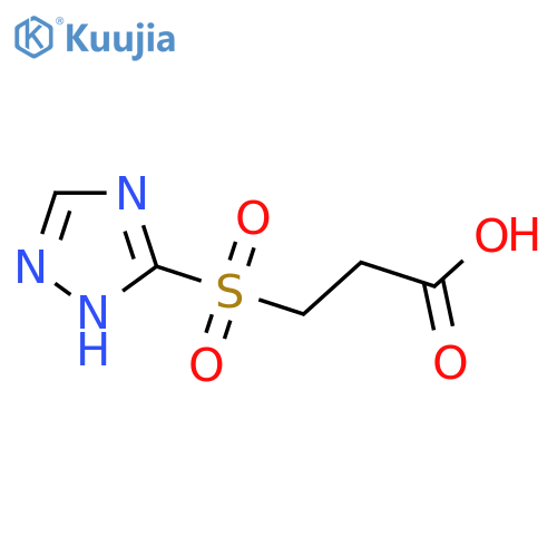 3-(1H-[1,2,4]Triazole-3-sulfonyl)-propionic acid structure