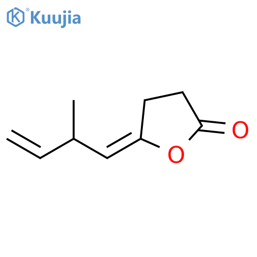 2(3H)-Furanone, dihydro-5-(2-methyl-3-butenylidene)-, (E)- structure