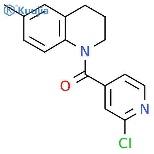 1-(2-Chloropyridine-4-carbonyl)-6-methyl-1,2,3,4-tetrahydroquinoline structure