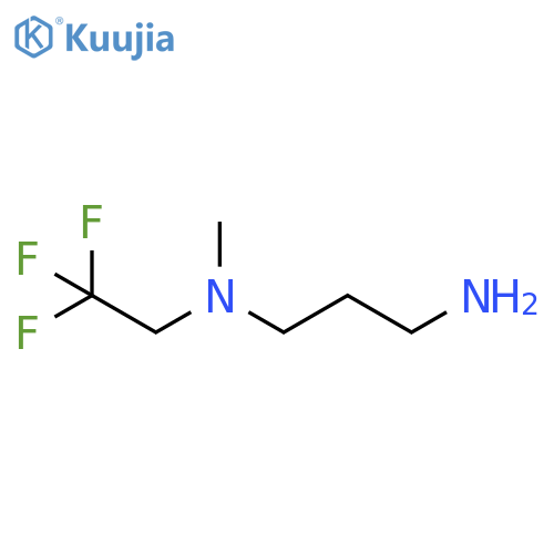 (3-aminopropyl)(methyl)(2,2,2-trifluoroethyl)amine structure