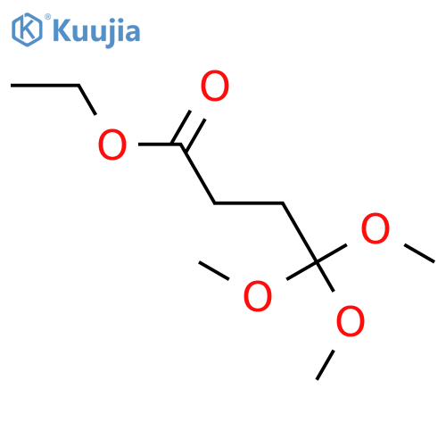 Butanoic acid, 4,4,4-trimethoxy-, ethyl ester structure