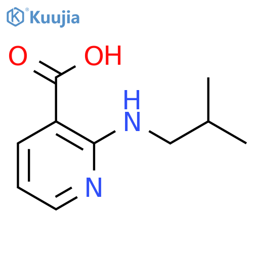 2-(Isobutylamino)nicotinic acid structure