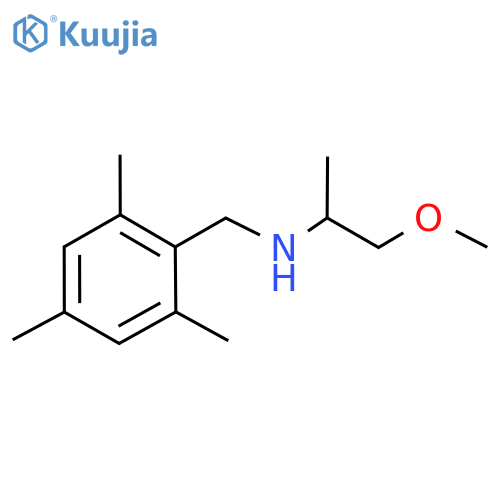 (1-Methoxypropan-2-yl)[(2,4,6-trimethylphenyl)methyl]amine structure