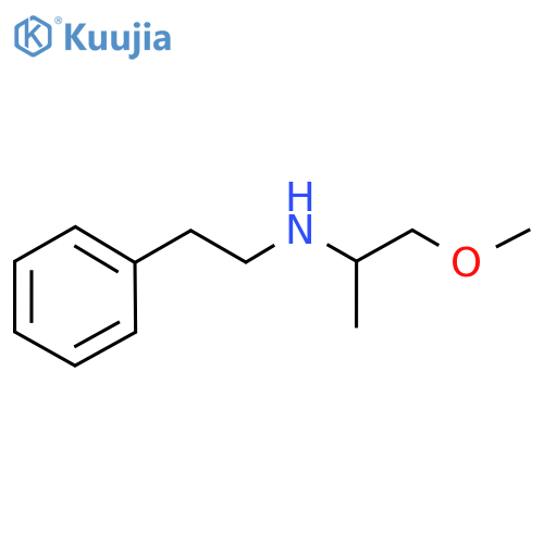 (1-Methoxypropan-2-yl)(2-phenylethyl)amine structure
