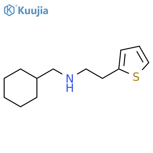 (cyclohexylmethyl)[2-(thiophen-2-yl)ethyl]amine structure
