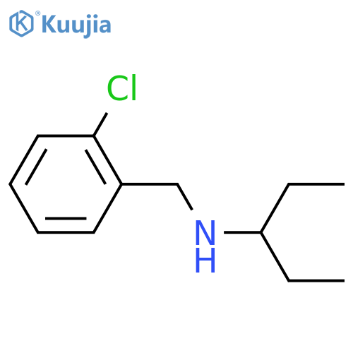 [(2-Chlorophenyl)methyl](pentan-3-yl)amine structure